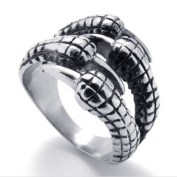 Bague En Titane À Griffes