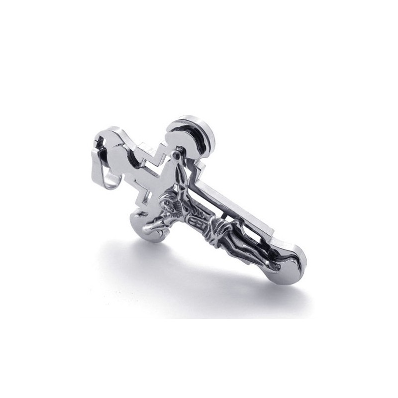 Pendentif Croix Jésus En Titane Pendentif Croix Jésus En Titane