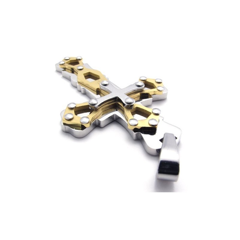 Pendentif Croix En Titane Noir Pendentif Croix En Titane Noir