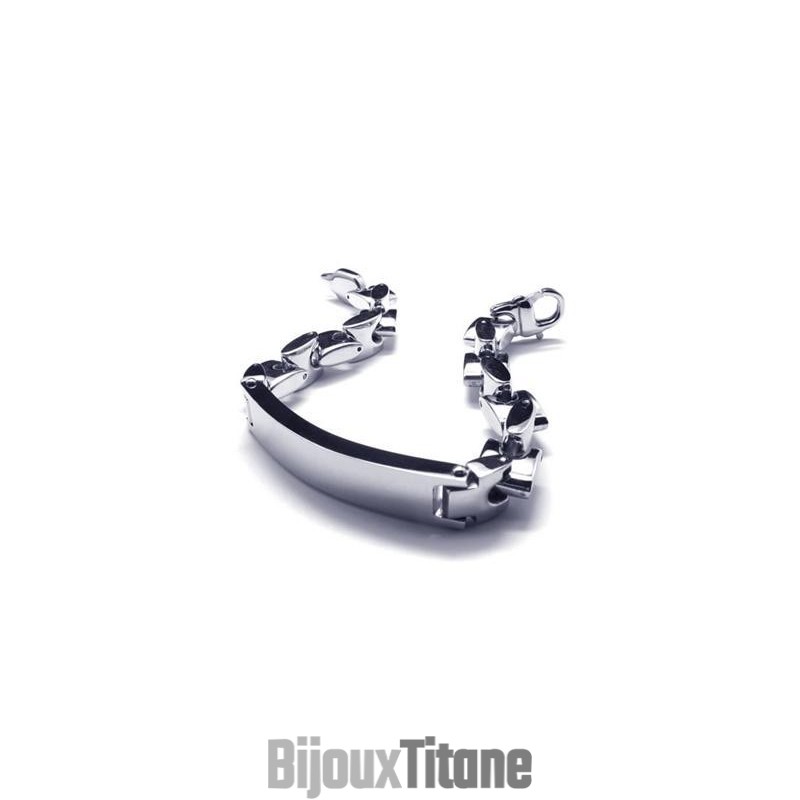 Bracelet Chaîne À Breloques En Titane Pur Pour Homme Et Garçon Bracelet Chaîne À Breloques En Titane Pur Pour Homme Et Garçon