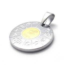 Pendentif Vierge En Titane