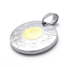 Pendentif Verseau En Titane