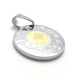 Pendentif Bélier En Titane