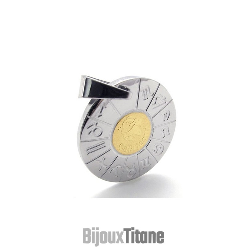 Pendentif Capricorne En Titane Pendentif Capricorne En Titane