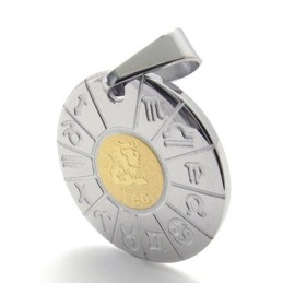 Pendentif Lion En Titane