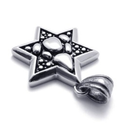 Pendentif Lucky Star En Titane
