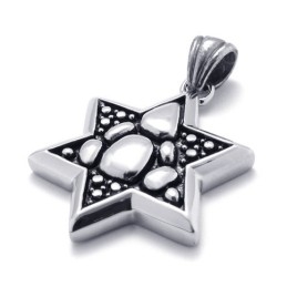 Pendentif Lucky Star En Titane