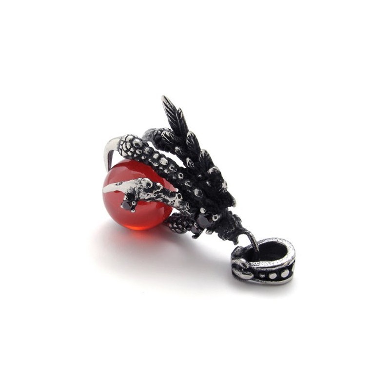 Pendentif En Titane Avec Pierre Précieuse En Forme De Griffe Pendentif En Titane Avec Pierre Précieuse En Forme De Griffe
