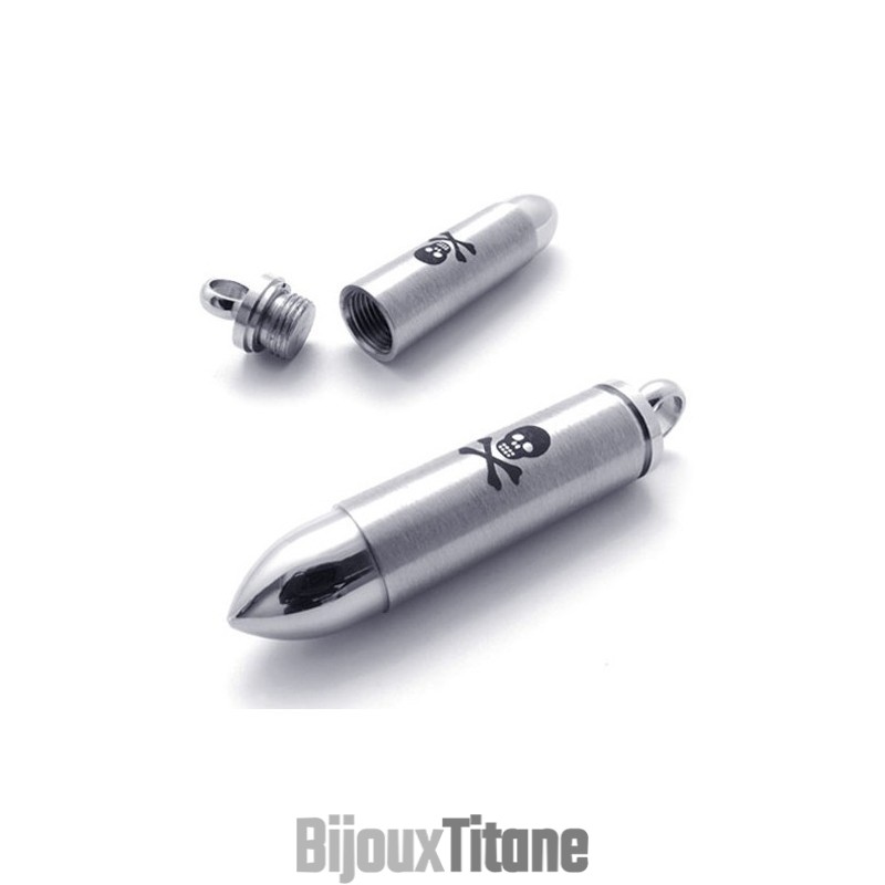 Pendentif Bullet En Titane Pendentif Bullet En Titane