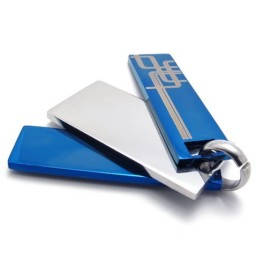 Pendentif En Titane Bleu