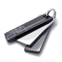 Pendentif En Titane Noir