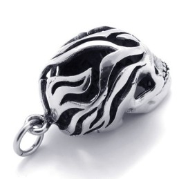Pendentif Crâne En Titane