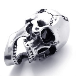 Pendentif Crâne En Titane