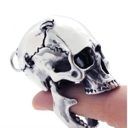 Pendentif Crâne En Titane