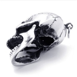 Pendentif Crâne En Titane