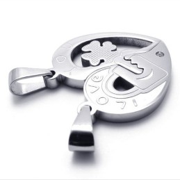 Pendentif En Titane Pour Amoureux