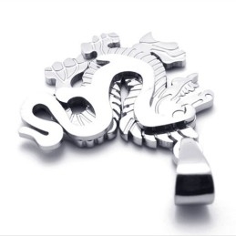 Pendentif Dragon En Titane