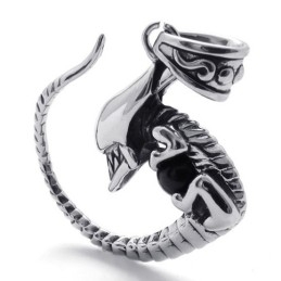 Pendentif En Titane Et Diamant Noir