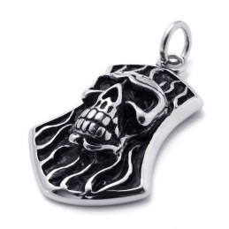 Pendentif Crâne En Titane