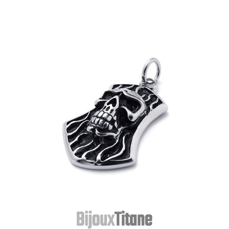 Pendentif Crâne En Titane Pendentif Crâne En Titane