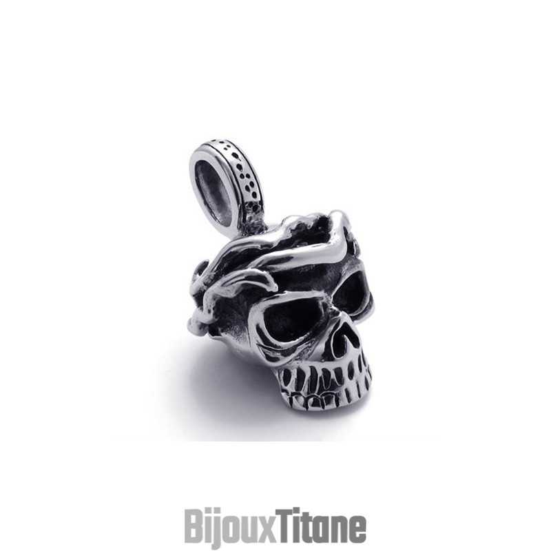 Pendentif Crâne En Titane Pendentif Crâne En Titane