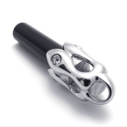 Pendentif En Titane Et Diamant