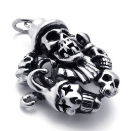 Pendentif Crâne En Titane