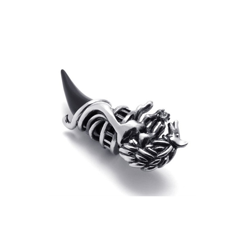 Pendentif En Titane En Corne Noire Pendentif En Titane En Corne Noire