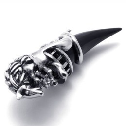 Pendentif En Titane En Corne Noire
