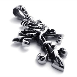 Pendentif Épée De Dragon En Titane