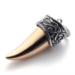 Pendentif En Titane Pour Amoureux Du Café Et De L'Or