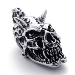 Pendentif Crâne En Titane