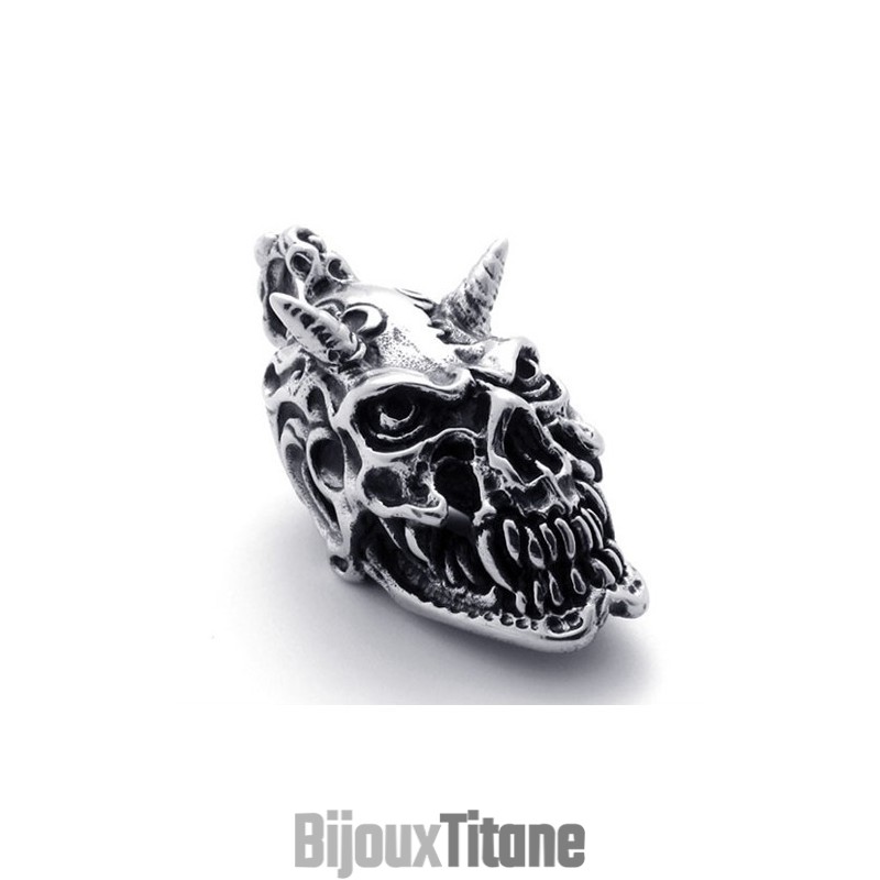 Pendentif Crâne En Titane Pendentif Crâne En Titane