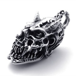 Pendentif Crâne En Titane