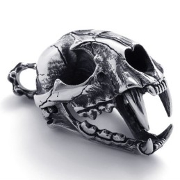 Pendentif Crâne De Dinosaure En Titane
