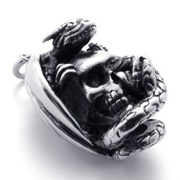 Pendentif Crâne En Titane