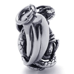 Pendentif Crâne En Titane