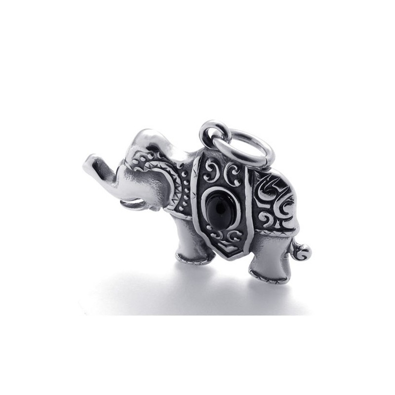 Pendentif Éléphant En Titane Pendentif Éléphant En Titane