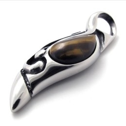 Pendentif En Titane Avec Pierres Précieuses