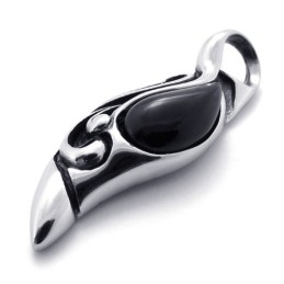 Pendentif En Titane Avec Pierres Précieuses