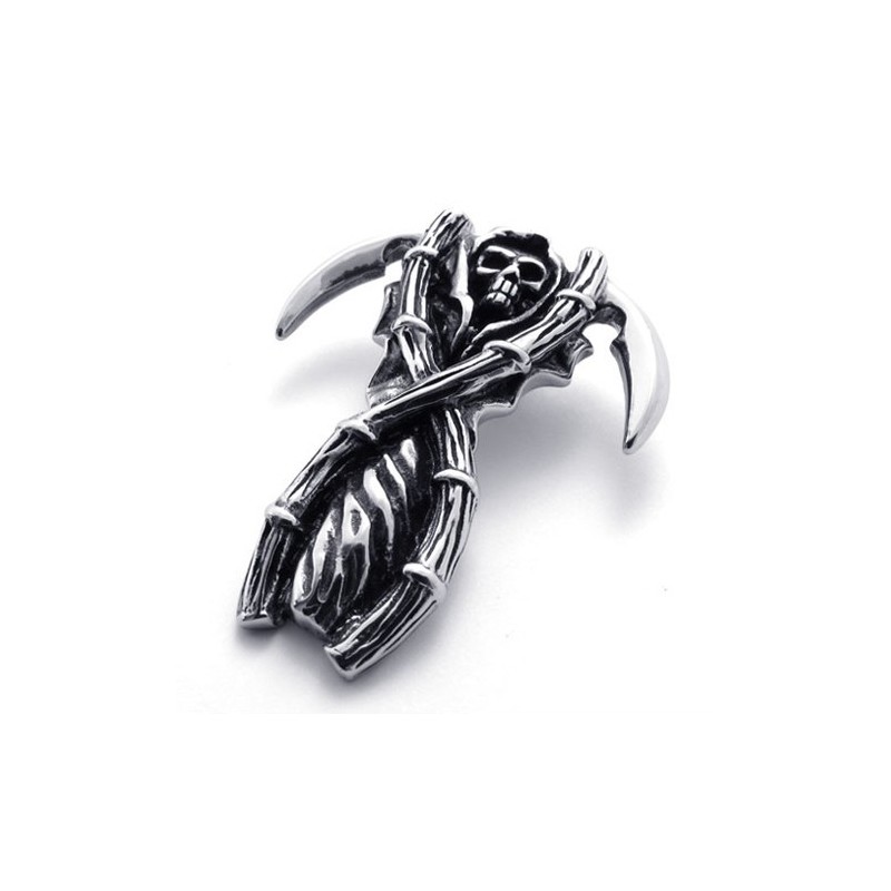 Pendentif En Titane Avec Crâne Fantôme Pendentif En Titane Avec Crâne Fantôme