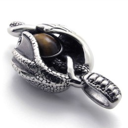 Pendentif En Titane Avec Griffe D'Aile