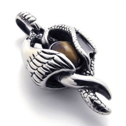 Pendentif En Titane Avec Griffe D'Aile