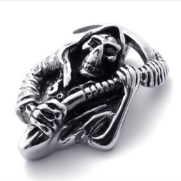 Pendentif Crâne En Titane