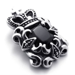 Pendentif Couronne En Titane