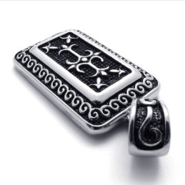 Pendentif Dog Tag En Titane