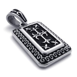 Pendentif Dog Tag En Titane