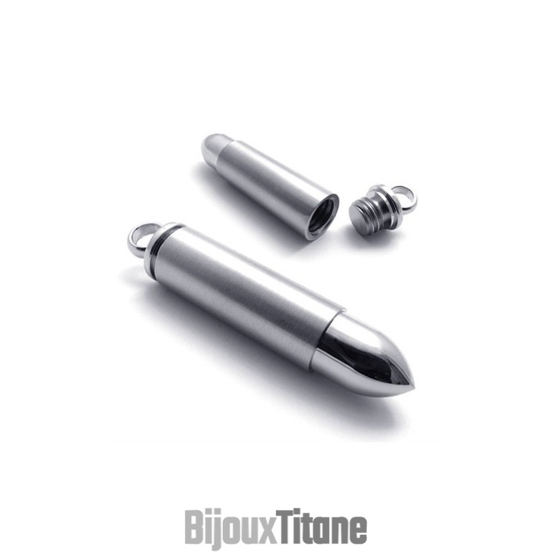 Pendentif Bullet En Titane Pendentif Bullet En Titane