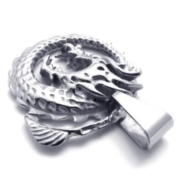 Pendentif Dragon En Titane