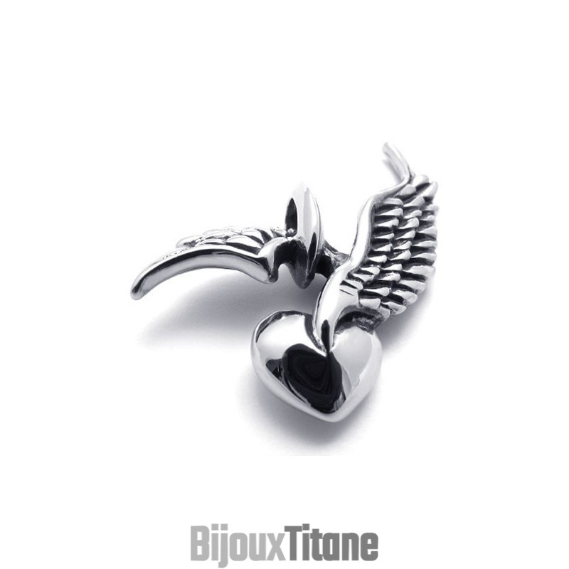 Pendentif Ailes En Titane